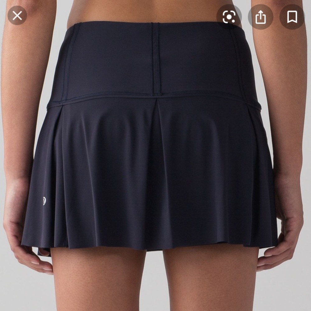 Lulu lemon lost in pace skirt - navy blue